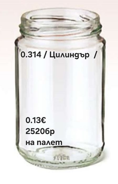 Нови стъклени буркани