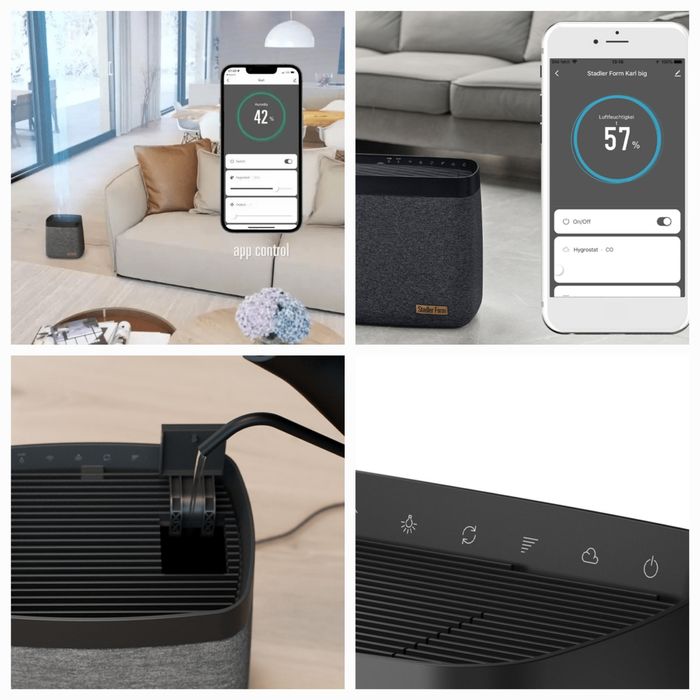 Овлажнител и арома  дифузер Stadler Form Karl Big WiFi,150 кв.