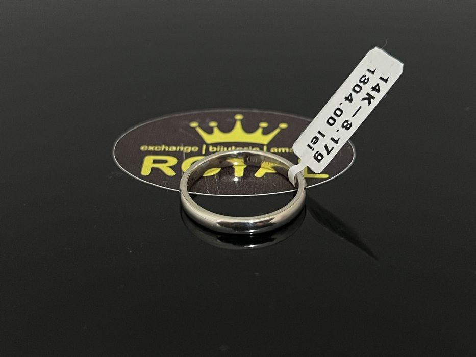Bijuteria Royal CB: Inel stil verigheta aur alb 3,17gr