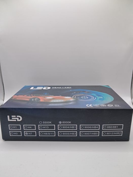 LED-uri H7 Canbus 6000K cu lupa