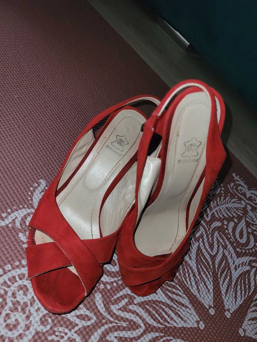 Sandale casual/elegante rosu