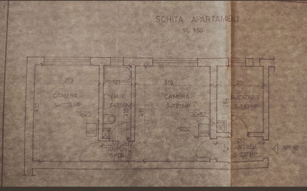 Apartament in Sacueni