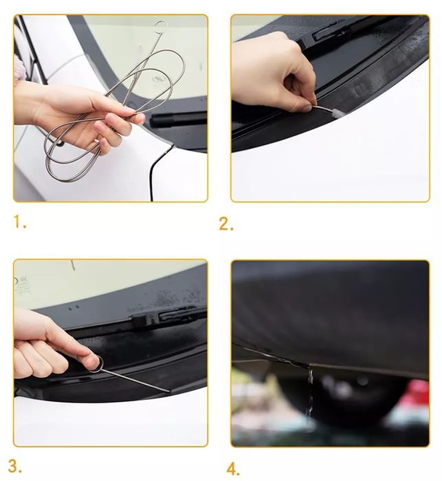 Инструмент за отпушване на автомобилни дренажни канали