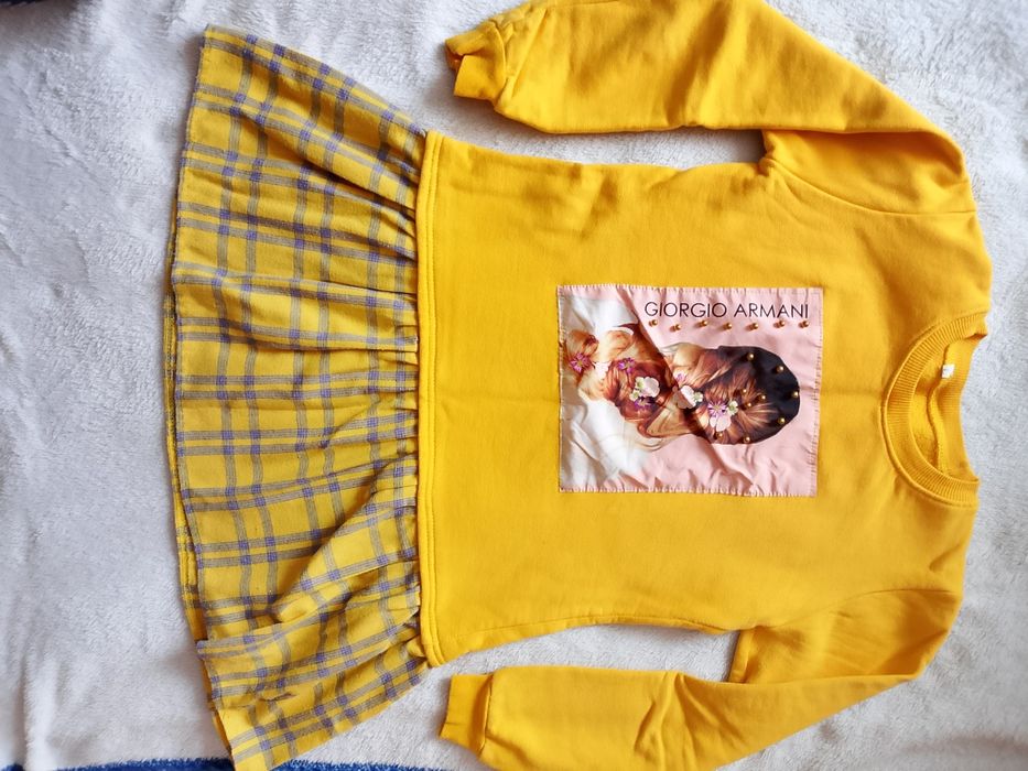 Платье для девочки на флисе