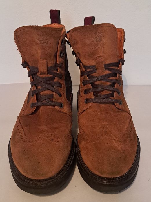 Ghete bărbati Enzo Bertini Velour camel mărimea 43