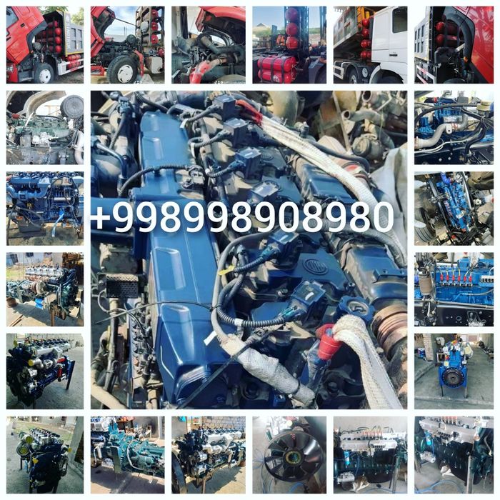 Грузовой мошиналар учун заводской газлик ва дизель моторлар сотувда