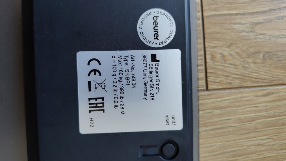 Cântar inteligent Beurer Bluetooth