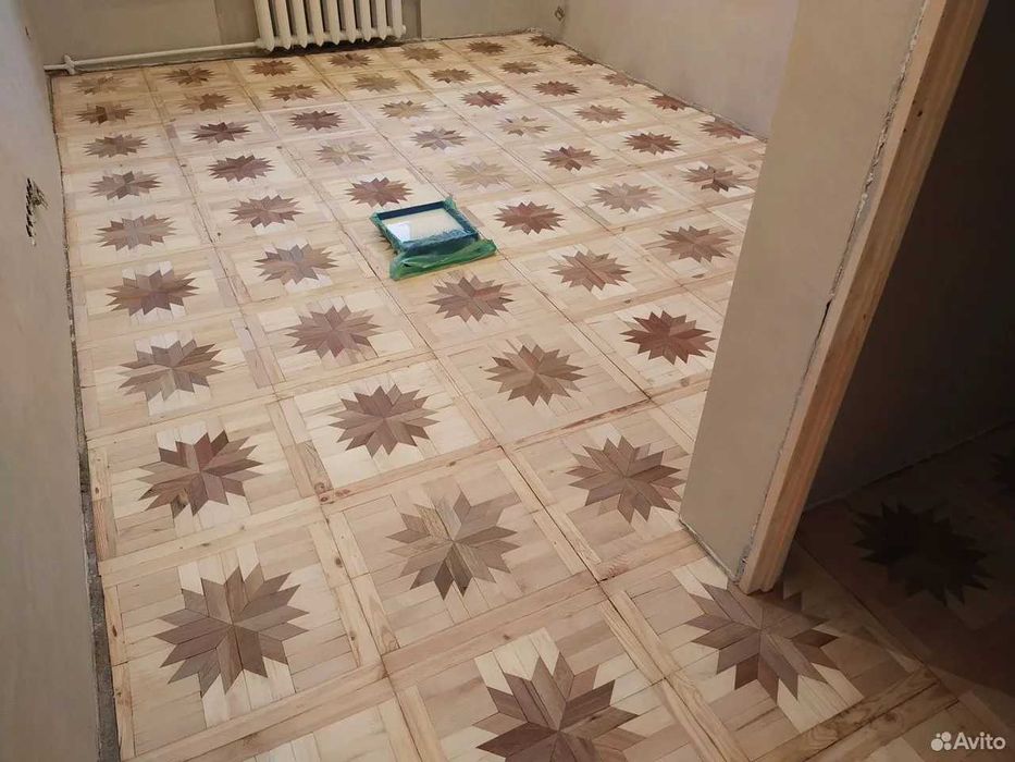 Шлифовка паркета и покрытие лаком под ключ| Shlifovka pol parket