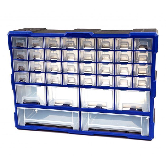 Cutie plastic depozitare 38 sertare