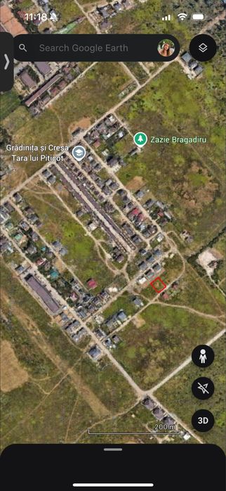 Teren intravilan Bragadiru, str. Crisul Repede, 545 mp