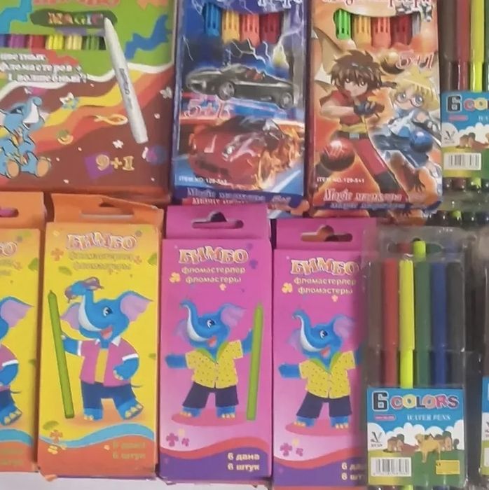 Альбом для рисования, ручка,фламастер,