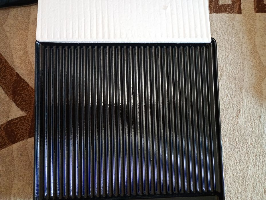Plita din fonta emailata grill/grătar Plamen 422/402 mm