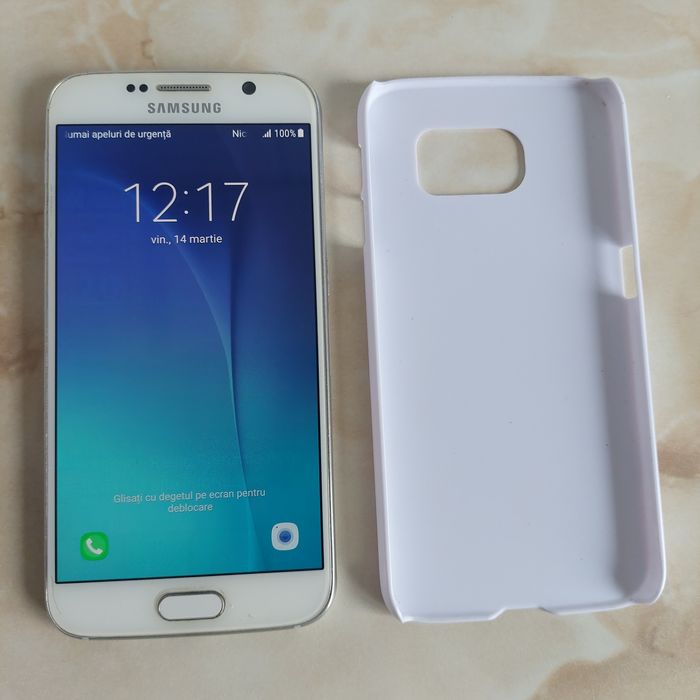 [S6] Vând Samsung Galaxy S6 White/Alb fără probleme + husă /poze reale