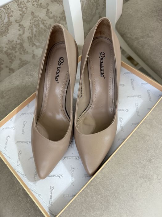 Женские кожанные туфли