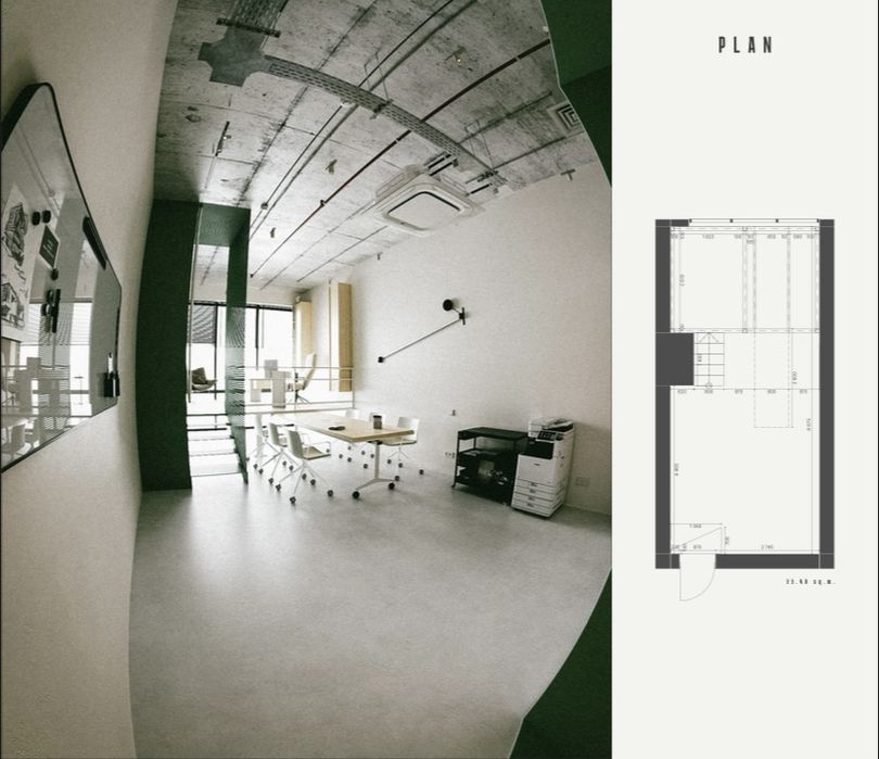 Сдается офис 33 квм 12 этаж в Piramit Tower