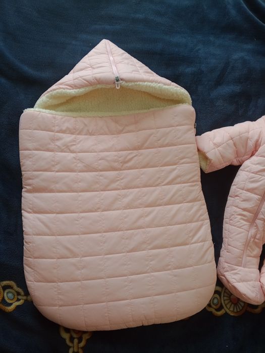 Конверт и комбинезон для девочки