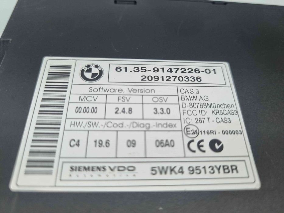 Modul confort Bmw 3 (E90) [Fabr 2005-2011] 9147226-01