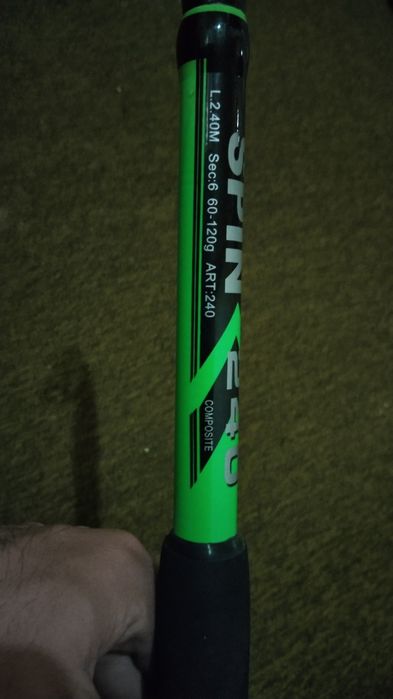 Удочка с катушкой.