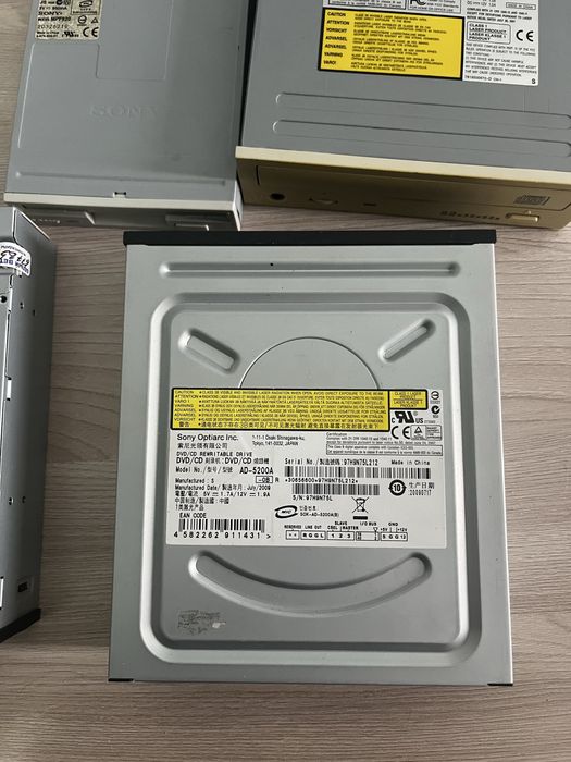 DVD ROM, CD ROM дисководы