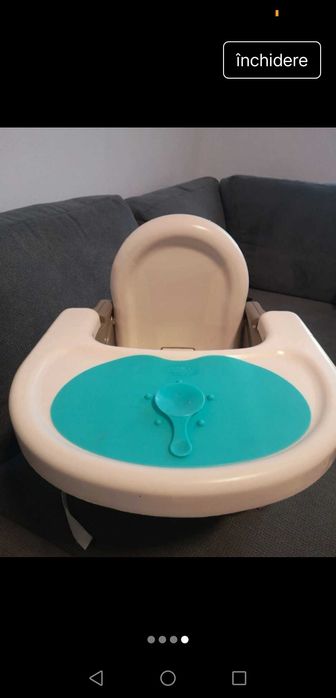 Scăunel masă copii