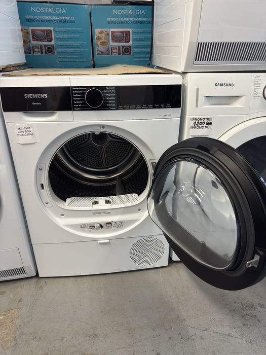 Uscător de rufe cu pompa de caldura 8kg Siemens WQ33G2D40