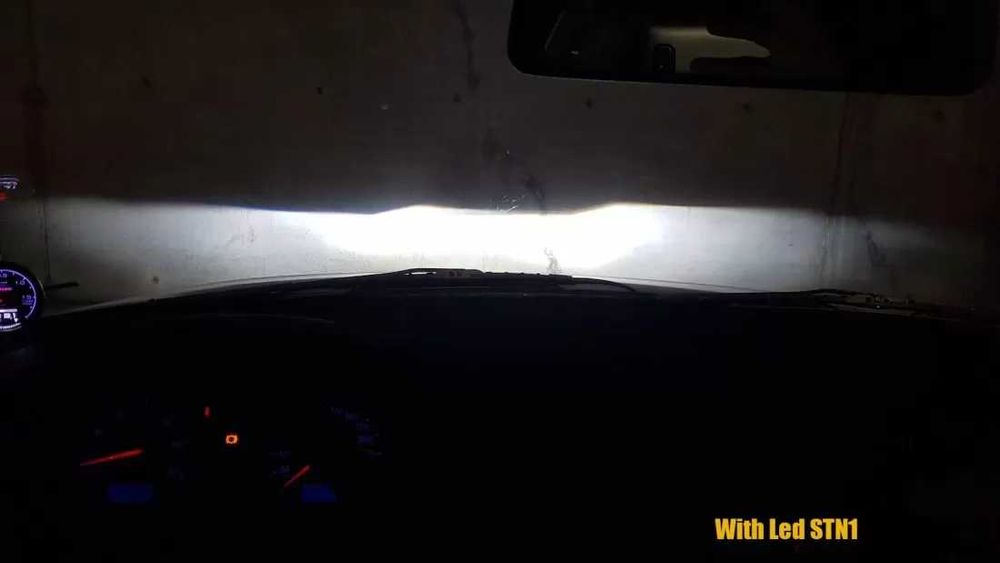 Led крушки HIR2 за фарове 65W - Canbus 6000K - 1700% повече светлина