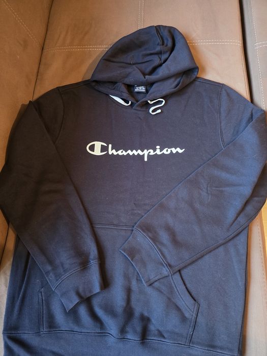Син суичър XL на Champion