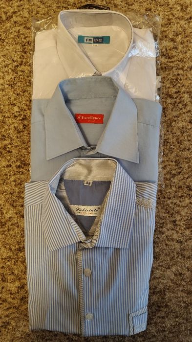 Новые школьные рубашки для мальчика