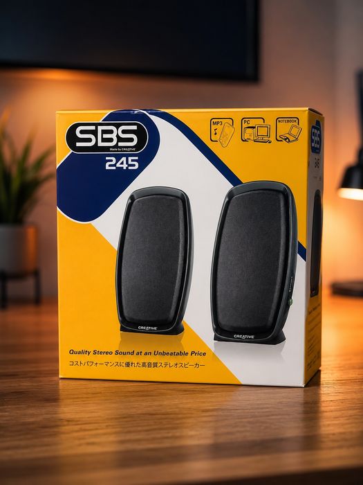 Колонки Creative SBS 245 2.0 — стерео, рабочие