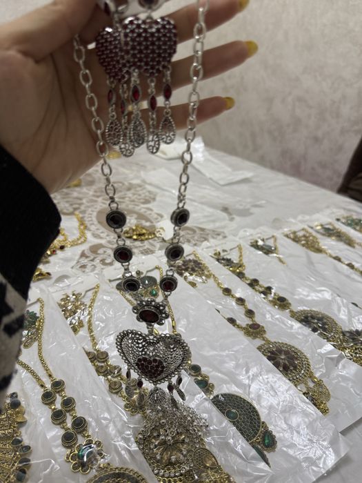 Восточное украшение ручной работы • Нарядное ожерелье