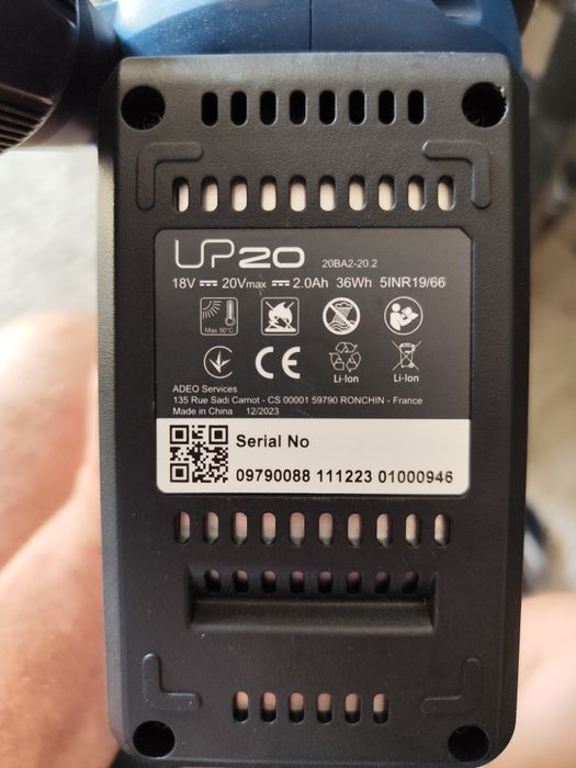 Акумулаторен ексцентършлайф виброшлайф DEXTER +2Ah