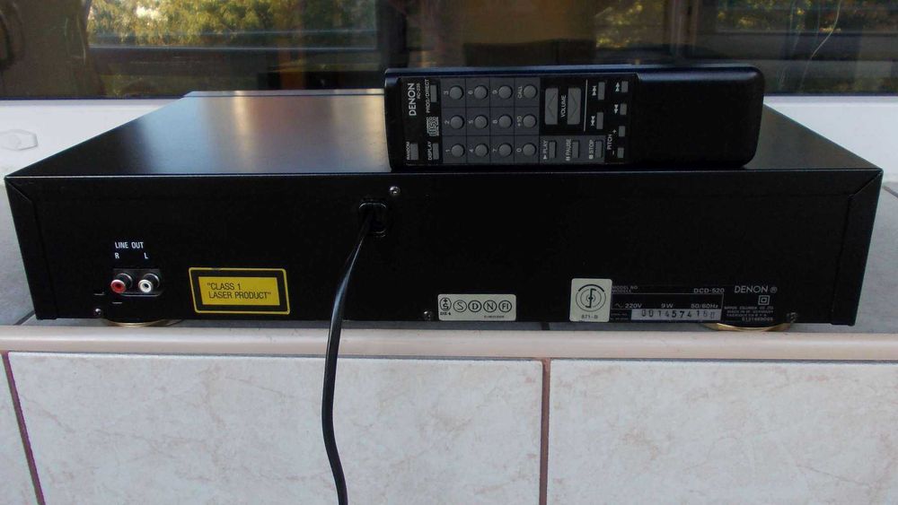 cd player DENON DCD-52 PIONEER PD-4300 Technics SL-P277a ROTEL Rcd-945a telecomanda