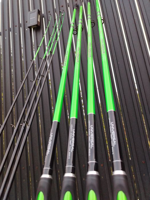 Set 4 lansete Feeder Fl Aqua FORCE 3.0m 200 grame