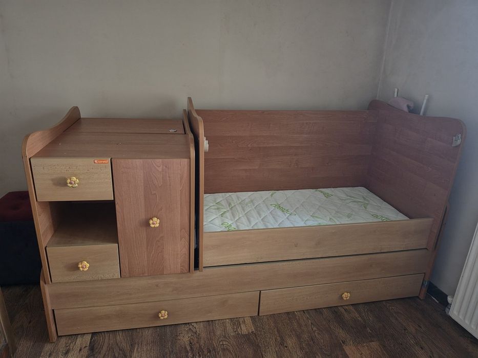 Бебешко легло Loreli Mini Max с включен матрак