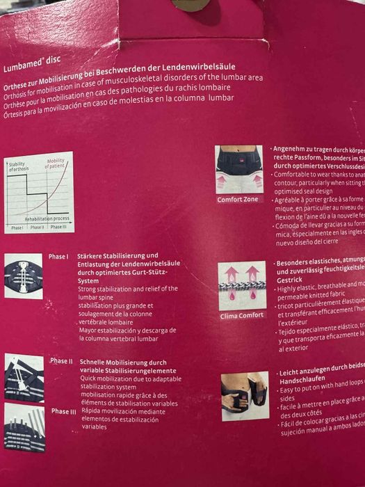 Orteza Lombara impecabila