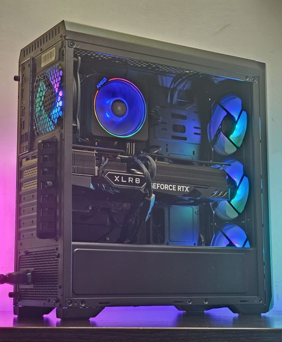 RTX 5070 12GB/Ryzen 7-7700/RAM 32GB/SSD 1TB/Чисто Нов+Гаранция