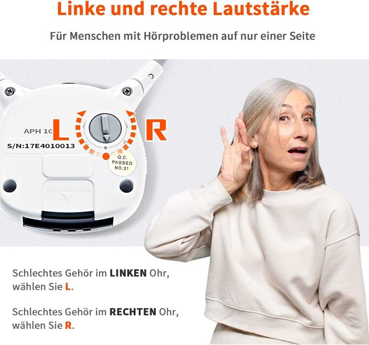 Безжични слушалки за усилване на звука APH100