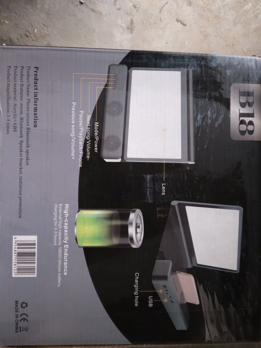 Phone screen Bluetooth speaker