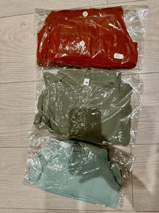 (Nou Handmade RO) Body muselina rosie/diverse culori marime:74