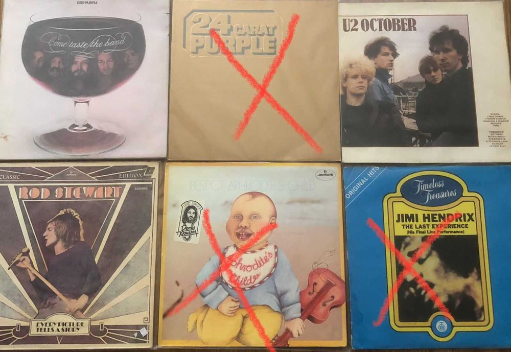 Виниловые пластинки разные