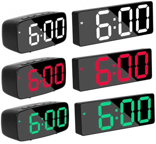 НОВ СВЕТЕЩ LED ЧАСОВНИК на ТОК.Будилник.Електрически Светещи Часовници