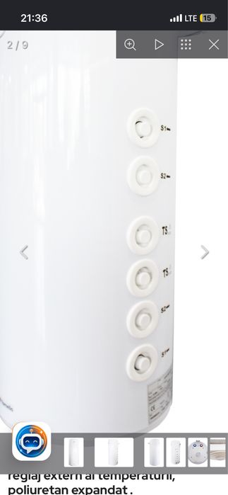 Boiler cu 2 serpentine