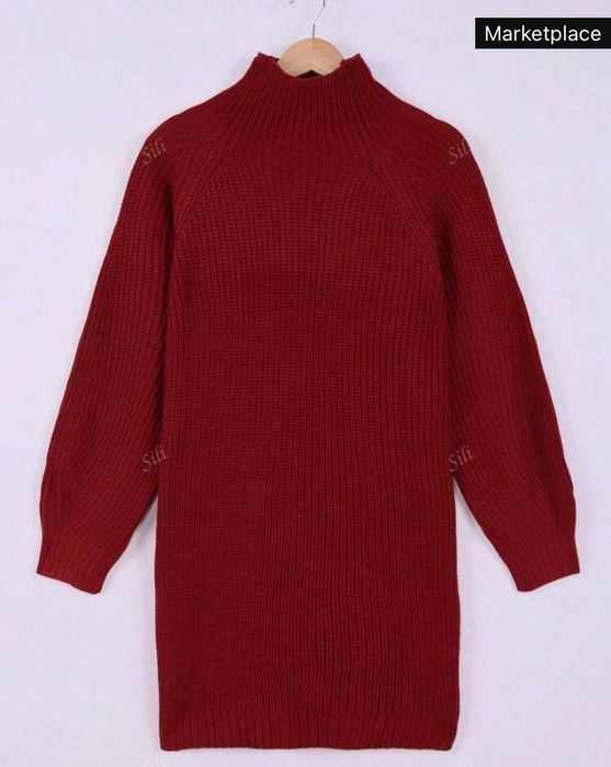 Дамска плетена рокля