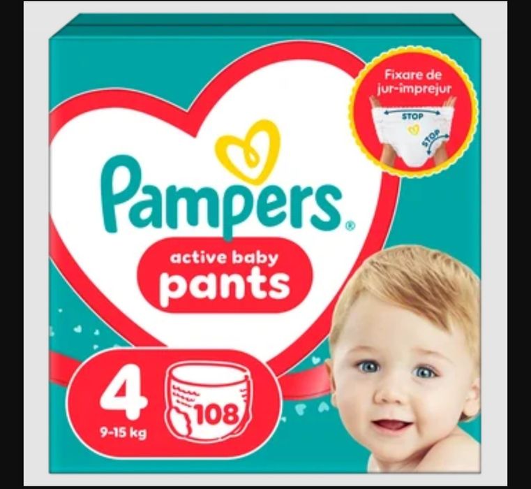 Pampers active baby pants marimea 4