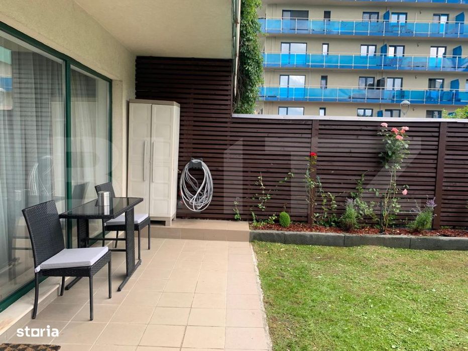 Apartament 2 camere, terasa, gradina, garaj, complex Viva City