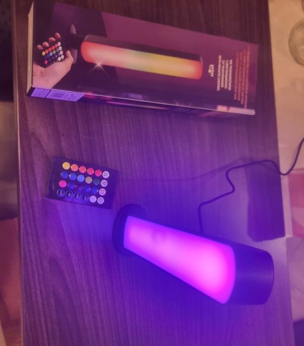 Промо! 2 броя настолни USB LED лампи с дистанционно управление