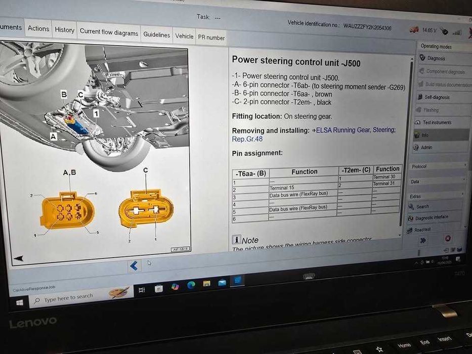 Laptop diagnoza auto Odis vag+ Ista Bmw+ Xentry Mercedes