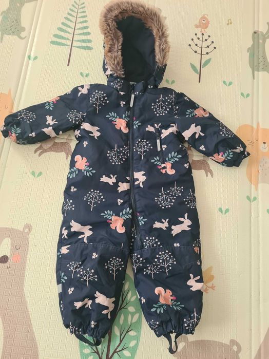 Salopeta Overall gros captusit de iarna cu gluga