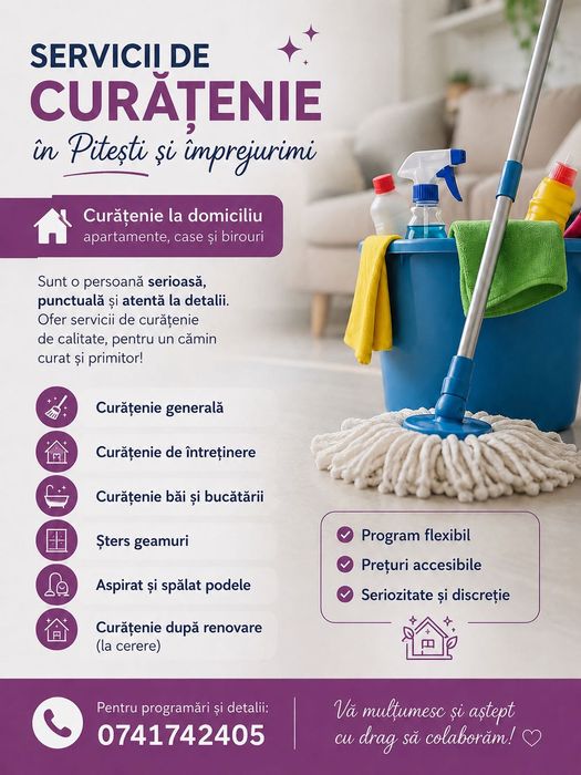 Servicii de curățenie