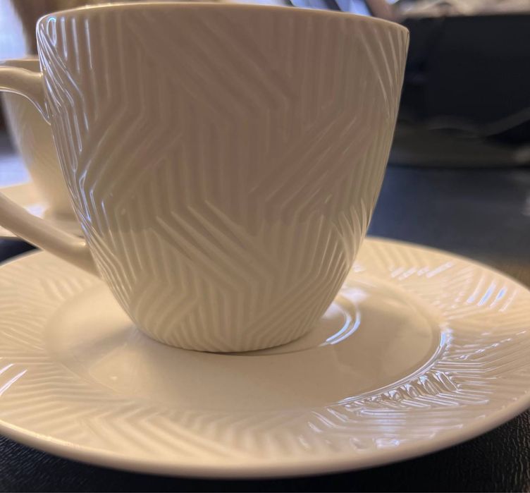 Кофейные чашки с блюдцем, комплнкт на 2 персоны